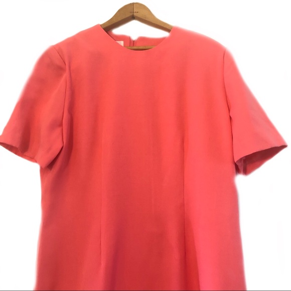 Vintage Henry Lee Petite Neon Dress Workwear Pink - Picture 2 of 8